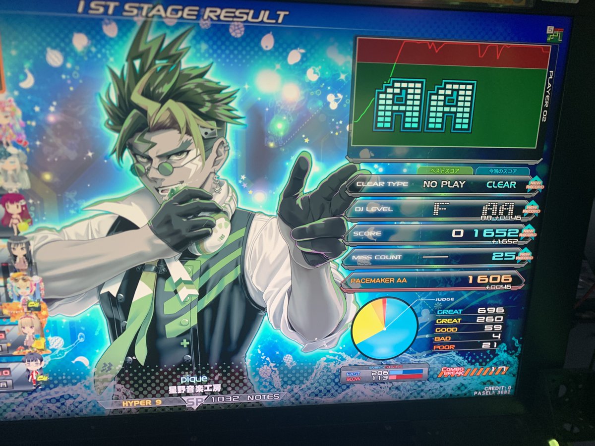 callA_bemani's tweet photo. きょうのお寺
pique初見AA！と血ヘド吐きながら食らいついた☆9二曲 https://t.co/N1C1ixxC7W