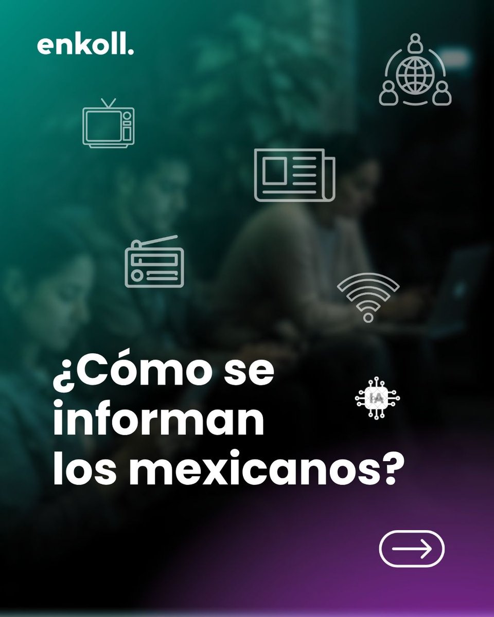 enkoll_'s tweet photo. 🔎 La forma en que nos informamos los mexicanos ha cambiado. Los datos lo confirman. 📊
#EnkollDice
(1/2) https://t.co/WiEWYMBBHA