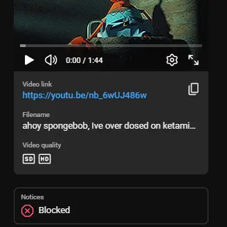 ThrillDaWill's tweet photo. YouTube has blocked my Mr Krabs over does on ketamine and dies video. With over 4 million views and hundreds of thousands of likes. This video has gained exaclty $0 because it was claimed immediately. The clamiant or youtube randomly decided to take action and ban the video all over YouTube. my two options are: leave the video, or add terrible non copyright track over top. Unless I can ask YouTube but it could lead to my channel be striked.