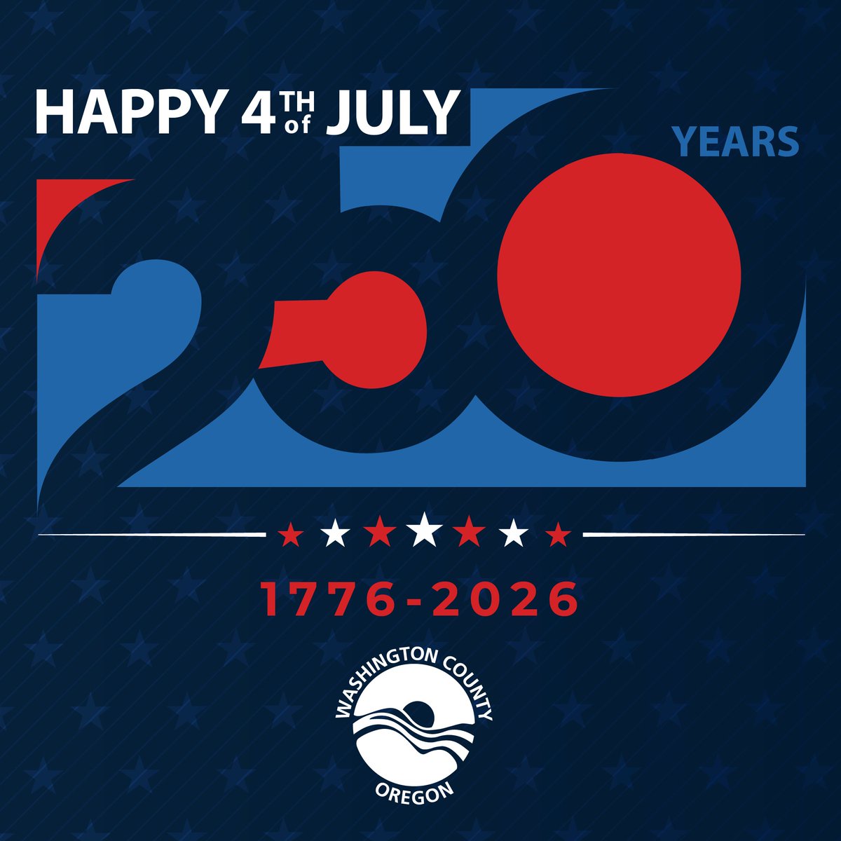 WashcoOregon's tweet photo. Celebrating America’s 250th!🎆
Whether you're gathering with friends, enjoying local traditions, or taking time to relax, we wish you a fun, safe, and restorative holiday weekend. Happy Fourth of July! 
(County buildings will be closed Friday, July 3, in observance) https://t.co/aEUpR90K2a
