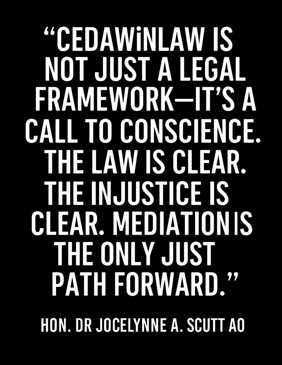 KrisGibson13's tweet photo. #DavidHencke understood something that too many journalists & politicians still refuse to acknowledge:
The reason @CEDAWinLAW's winning legal hand for #50sWomen has never been played in full is not because it is weak
It is because it is STRONG
#FinishWhatHeStarted
#mediation https://t.co/efeyYhMBSk