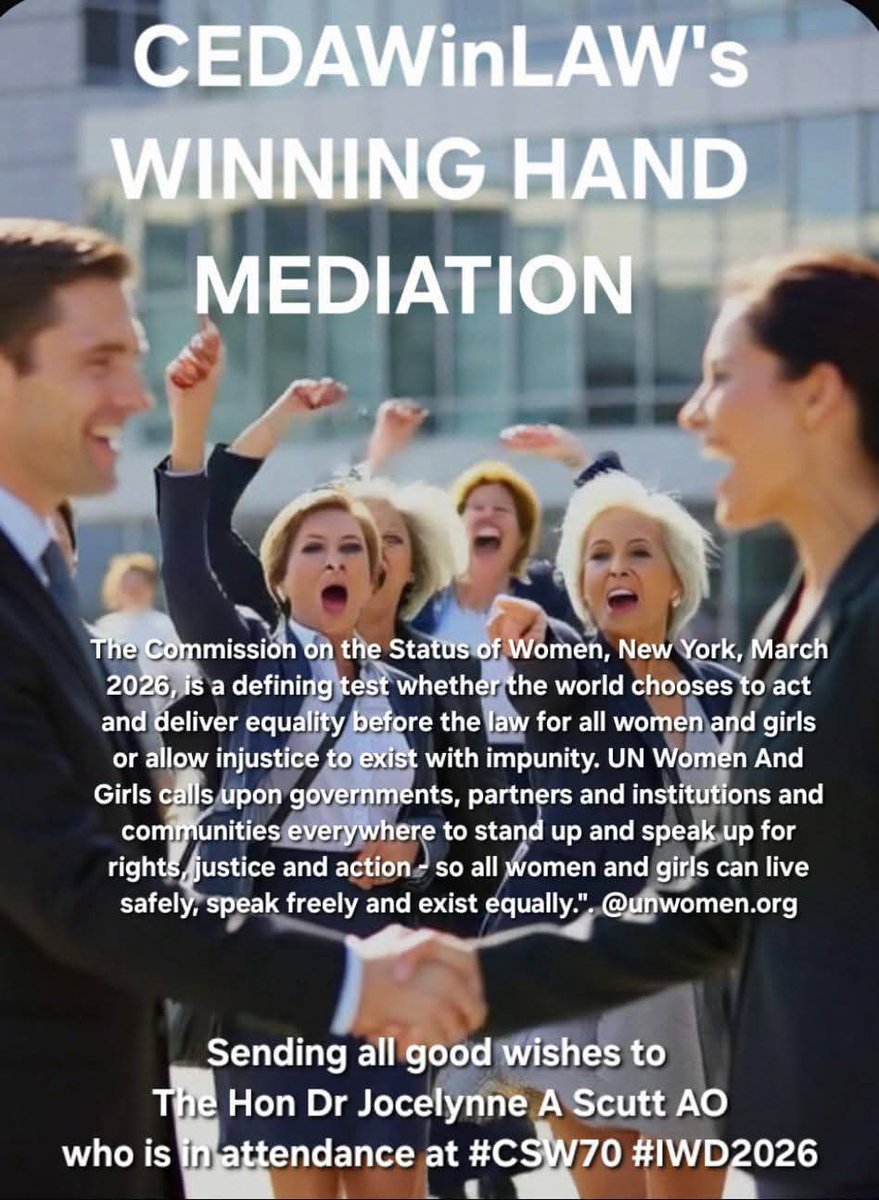 KrisGibson13's tweet photo. #DavidHencke understood something that too many journalists & politicians still refuse to acknowledge:
The reason @CEDAWinLAW's winning legal hand for #50sWomen has never been played in full is not because it is weak
It is because it is STRONG
#FinishWhatHeStarted
#mediation https://t.co/efeyYhMBSk