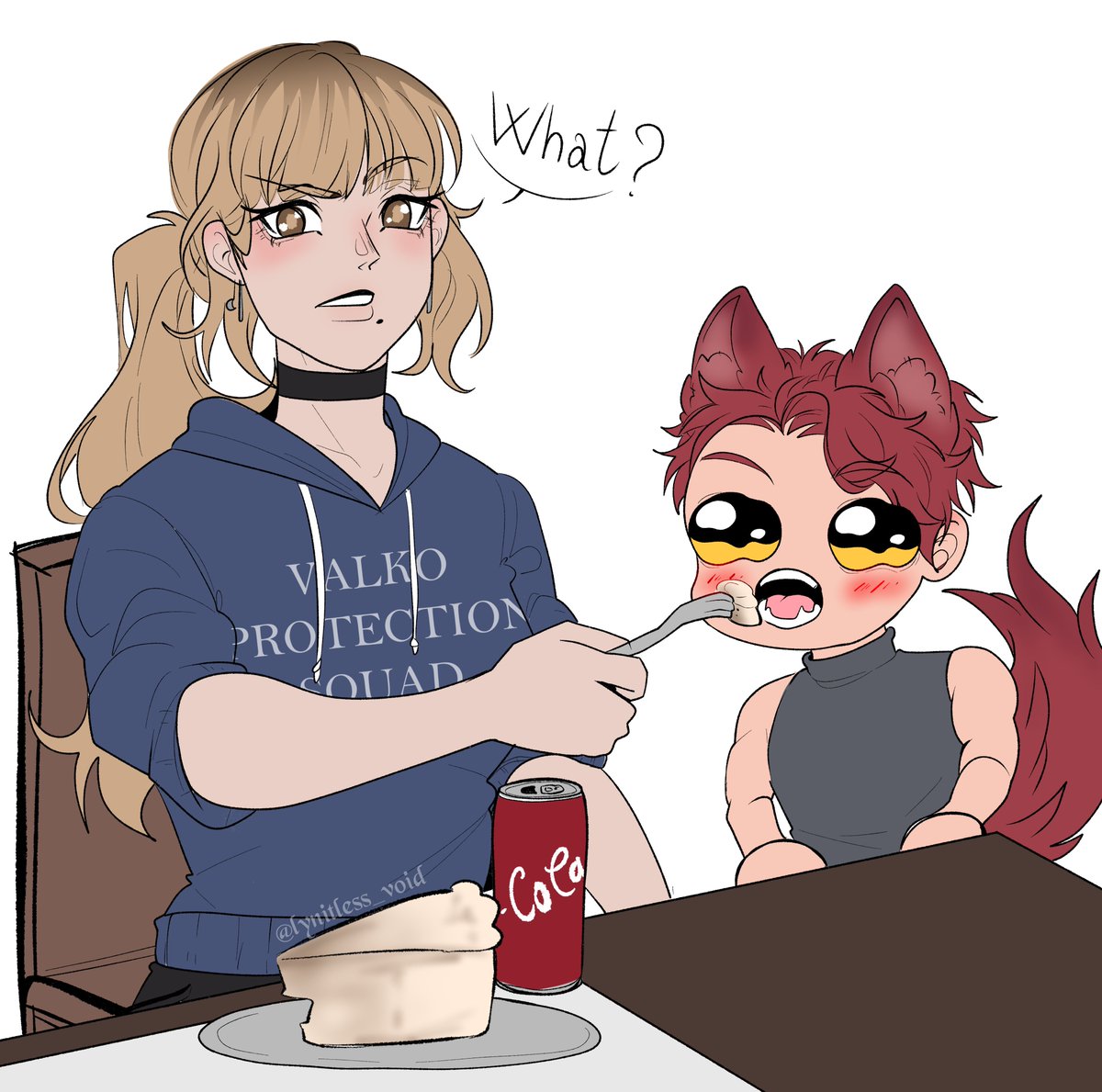 lynitless_void's tweet photo. In support for the Valko girlies, I'm keeping him well fed for you c:
Inspired by a manhwa I've read before.
#BringValkoBack #Valko #loveanddeepspace https://t.co/KsFfBR7yBB
