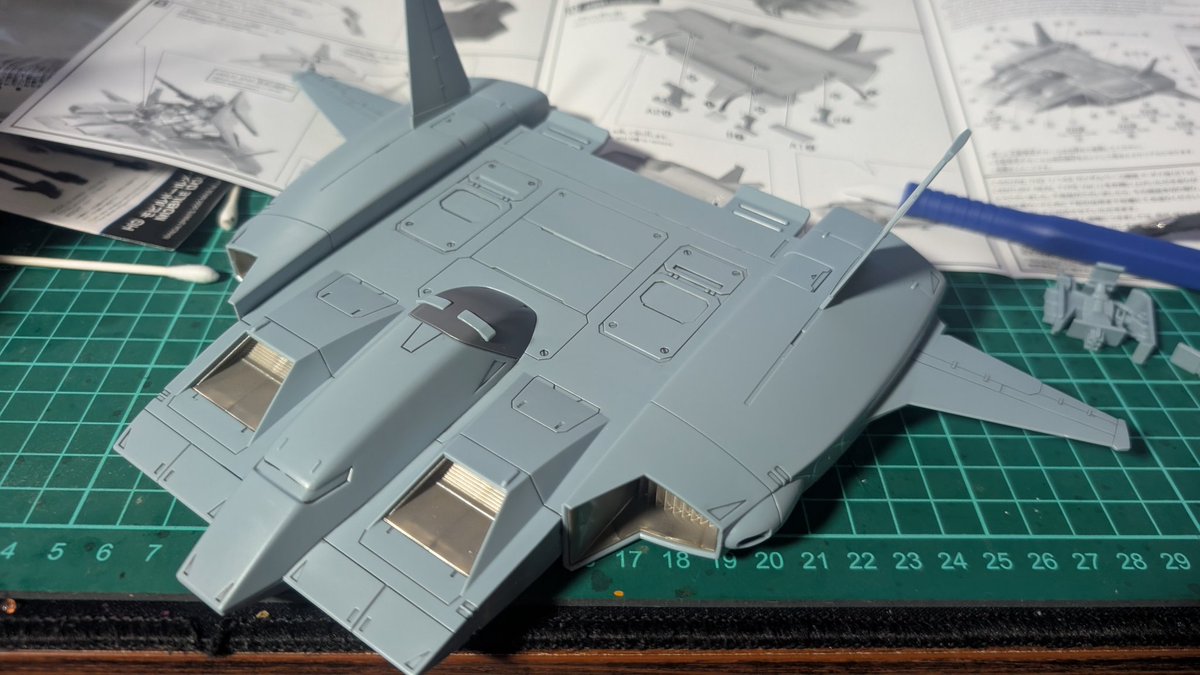 railgunzero0608's tweet photo. 今日買ったドダイ改組んだ！

とりあえず百式乗せてみた！
できれば黒いドダイ欲しいな〜
なかなか再販しないよねここ数年…

#ガンプラ https://t.co/6kdoJy3zl5