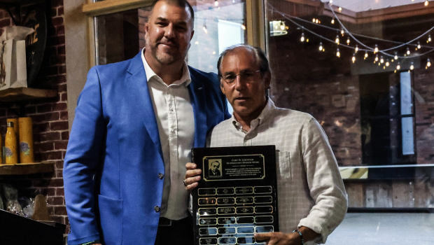 thephpa's tweet photo. For decades, Bert Villarini has been a trusted advocate for professional hockey players.

At last week's PHPA Annual Meetings, Bert was surprised with the Curt Leichner Distinguished Member Award in recognition of his longstanding commitment to the Association and its members.

🔗: https://t.co/mOEsXVV5qZ