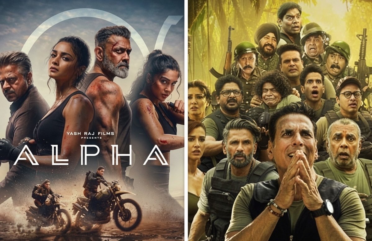 TheSidMathur's tweet photo. As #Alpha struggles at the box-office, theater managers are cutting losses and reallocating prime property. 

#WelcomeToTheJungle is emerging as the beneficiary by securing more showcasing thanks to its rock-steady hold in key circuits ✅ https://t.co/XH30UacYnf