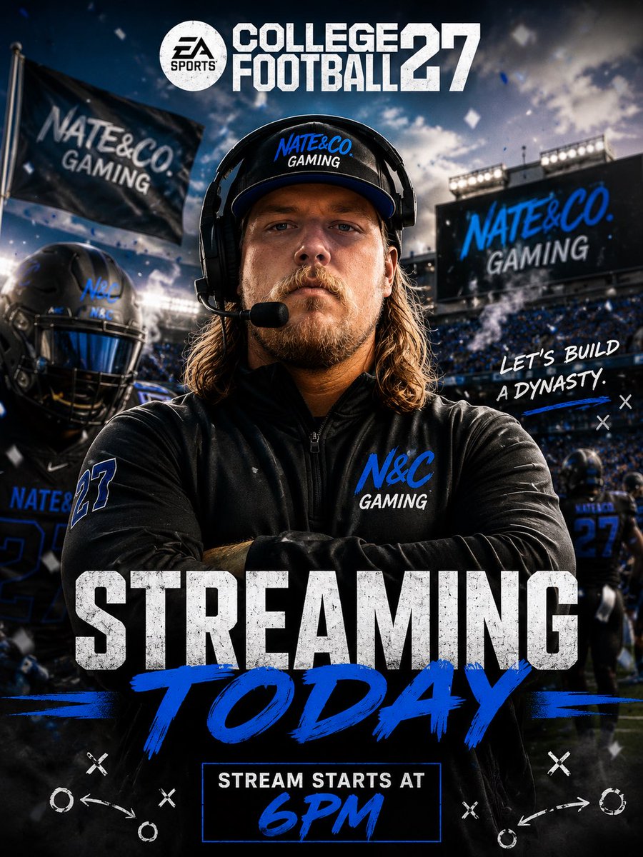 N8_leonard's tweet photo. FIRE ME UP FIRST CFB27 STREAM TODAY ON TWITCH 6PM STARTING WITH A UL MONROE DYNASTY THEN A DE RTG LOCK IN https://t.co/OoqmSJFrjI https://t.co/Vo8bJl0lkG