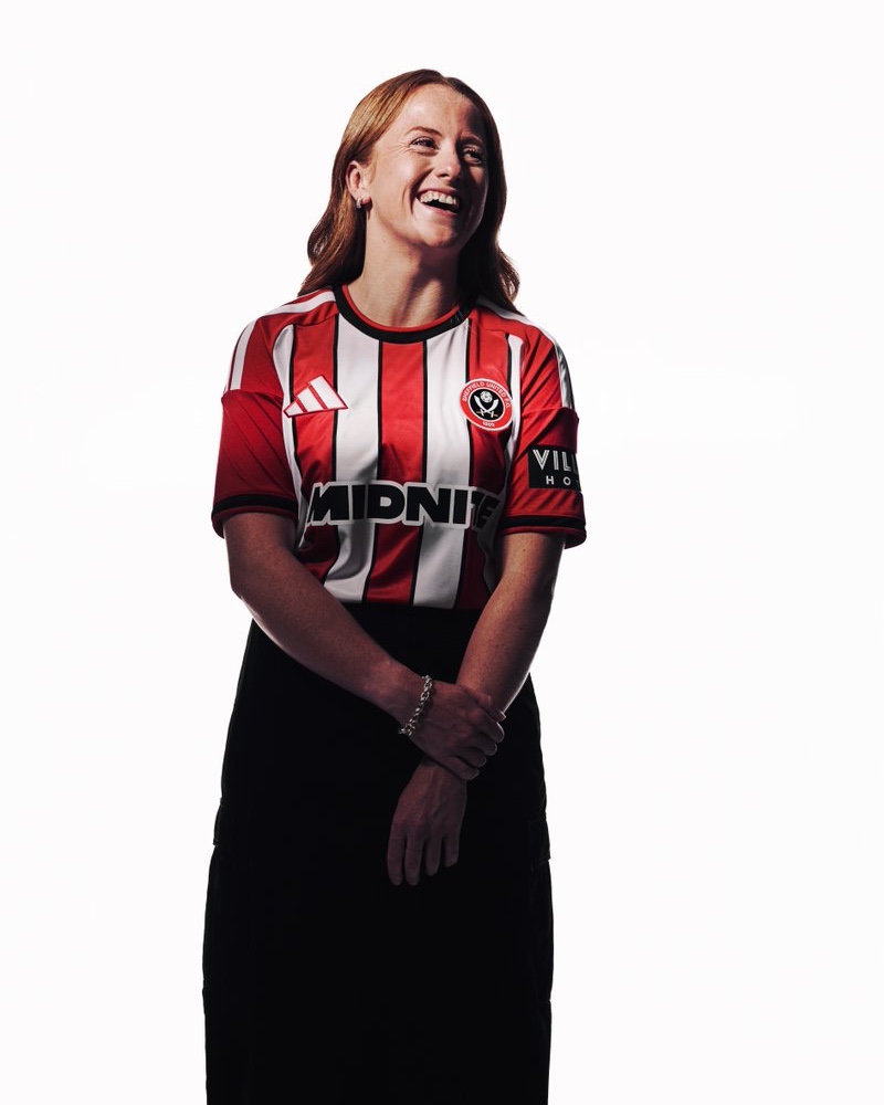 SheffieldUnited's tweet photo. Kit launch mood. 😆
