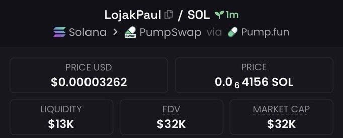 MEME_WARRIot9i's tweet photo. 💎Token : $LojakPaul      
📈Entry: $32k
📊Peak: $1.0m
🚀Gain: 31.2x Profit 

It was dropped early on my TG. 💯🔥
X saw it late — as usual.
📩 DM now to join my Alpha Telegram Channel🚀 
✅ Follow and don’t miss the next one.

⛓️ #solana #memecoin #cryptoTrading https://t.co/4wVzLXwF5l
