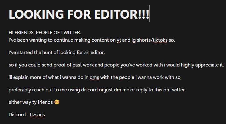 Itzsans_'s tweet photo. HI FRIENDS. https://t.co/NZEK0AMrpy