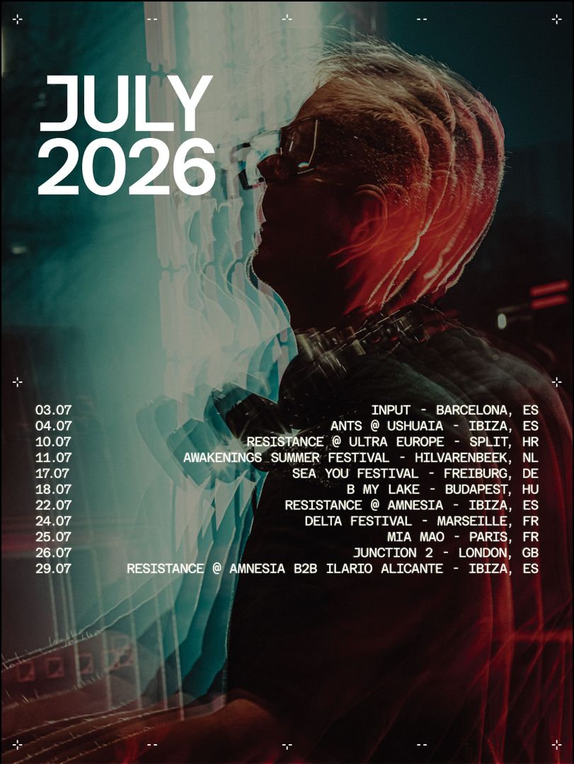 realAdamBeyer's tweet photo. Looking forward to the nights July has in store ⚡️

03.07 @inputdanceclub, Barcelona 🇪🇸
04.07 @UNITEDANTS at @ushuaiaibiza, Ibiza 🇪🇸
10.07 @resistance at @UltraEurope, Split 🇭🇷
11.07 @Awakenings Summer Festival, Hilvarenbeek 🇳🇱
17.07 Sea You Festival, Freiburg 🇩🇪
18.07 B my Lake Festival, Budapest 🇭🇺
22.07 @resistance at @Amnesia_Ibiza, Ibiza 🇪🇸
24.07 Delta Festival, Marseille 🇫🇷
25.07 Mia Mao, Paris 🇫🇷
26.07 @junction_2, London 🇬🇧
29.07 @resistance at @Amnesia_Ibiza b2b @ilarioalicante, Ibiza 🇪🇸