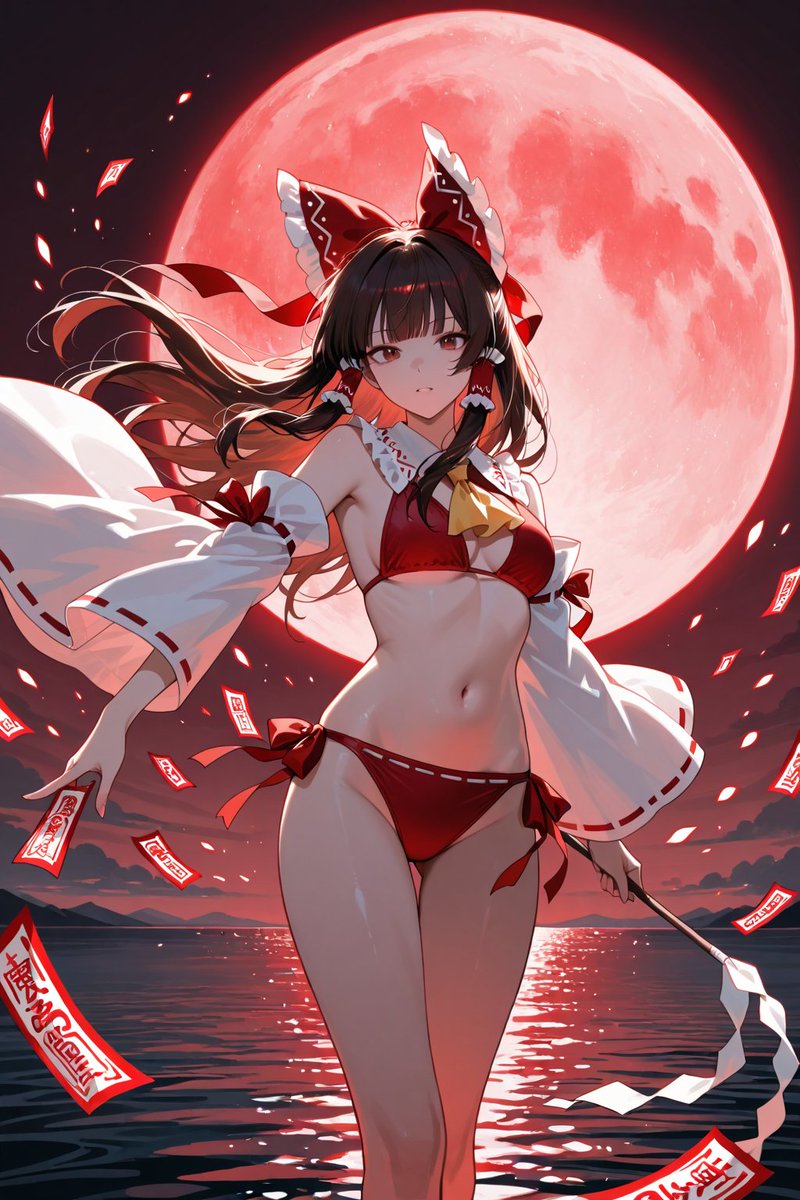 saiasuai's tweet photo. 東方紅魔郷～IF衣装変更ver～
SFW illustration  #AIイラスト #博麗霊夢 #東方Projectㅤㅤ #touhou  #水着 https://t.co/QUVk5zvMVO