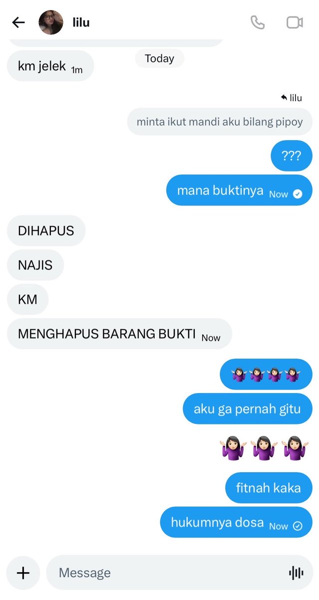 hcudle's tweet photo. difitnah adek sendiri sakit hati banget @lilucuy @ngqroko https://t.co/GWHinuwQXX