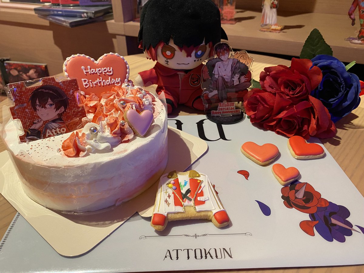 KaiAtT0k_'s tweet photo. 🌹𝓗𝓪𝓹𝓹𝔂 𝓑𝓲𝓻𝓽𝓱𝓭𝓪𝔂🌹
             𝓐𝓽𝓽𝓸𝓴𝓾𝓷
                                    26.7.4 🍷

素敵な1日1年にしてください！
こうしてまた大好きなෆあっとくんの素敵な日をお祝いできる事が幸せです( ¨̮ )︎︎♡𓂃𓈒

 #あっとくん
 #あっとくん生誕祭2026 https://t.co/Zc0Jbn8M5h