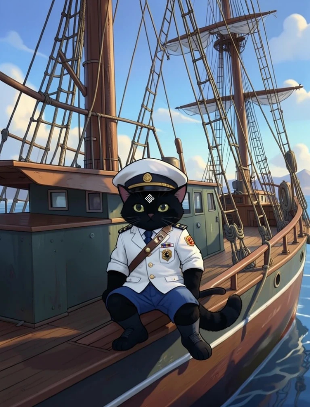 sonnui210802's tweet photo. Siggy has officially become the Captain of the Ritual!

Sitting comfortably on the deck of the ancient sailing ship, clad in his majestic white uniform, Siggy gazes out at the vast ocean.

The sea breeze blows strongly, the sails are full, and the ship is steadily moving towards the horizon.

As captain, Siggy carries the spirit of the Ritual sailors.

From the steppes and arenas to the boundless ocean, Siggy has always been the leader! Are you ready to board with Siggy?

@ritualnet @ritualfnd @Jez_Cryptoz @ericgudboy @Majorproject5 @joshsimenhoff @0xMadScientist