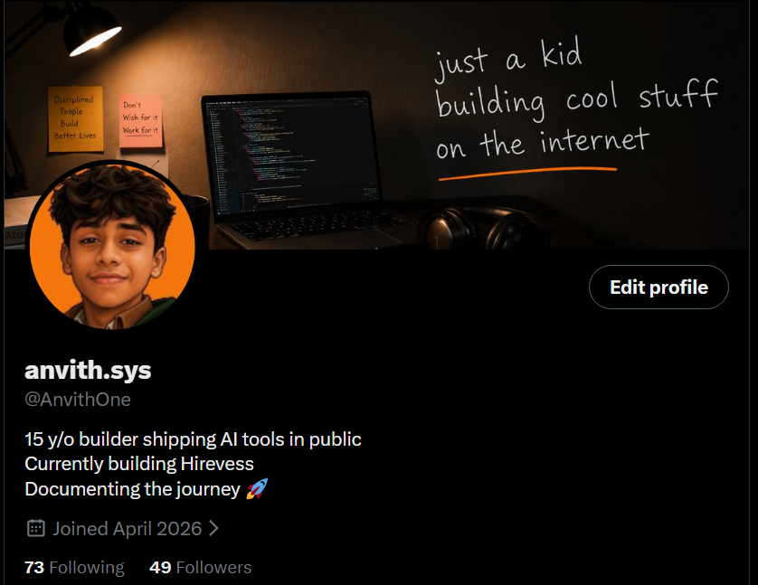 anvith.sys tweet media