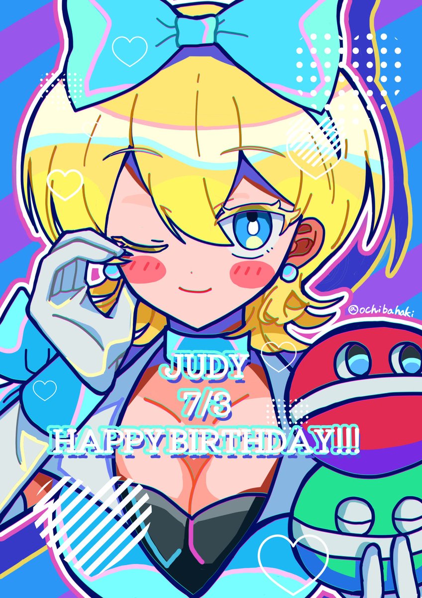 ochibahaki's tweet photo. ジュディお誕生日おめでとう✨　#popn_art https://t.co/XKYMIjW69a