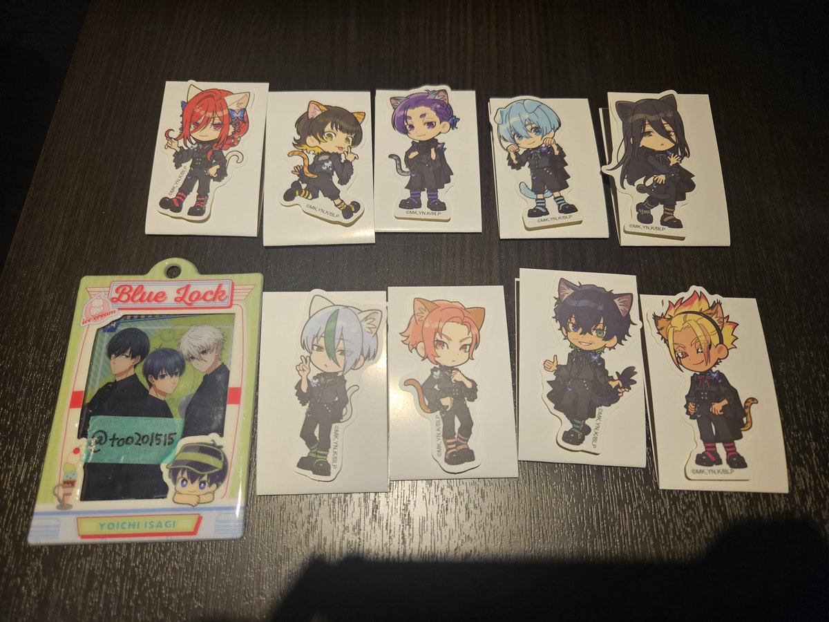 too201515's tweet photo. 【交換/譲渡】ブルーロック　ブルロ　ナンジャタウン　クリアイラスト　缶バッジ　ステッカー

【譲】画像
【求】潔、凪

カードはできればN↔N、R↔Rでの交換希望

7/4(土)10時～14時ごろにスカイツリー周辺でのお手渡しです。かなり限定されますが条件合う方がいましたらお声掛けください。 https://t.co/Yt1TO3nv4h
