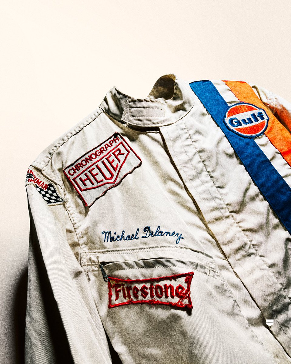 TAGHeuer's tweet photo. TAG Heuer and @GulfOilIntl share a story that began in 1970, when Steve McQueen wore the TAG Heuer Monaco on the set of Le Mans while piloting a Gulf-liveried Porsche 917K, bringing together two names that would become inseparable from racing culture.

https://t.co/bq15AzrKlG

#TAGHeuer #TAGHeuerFormula1