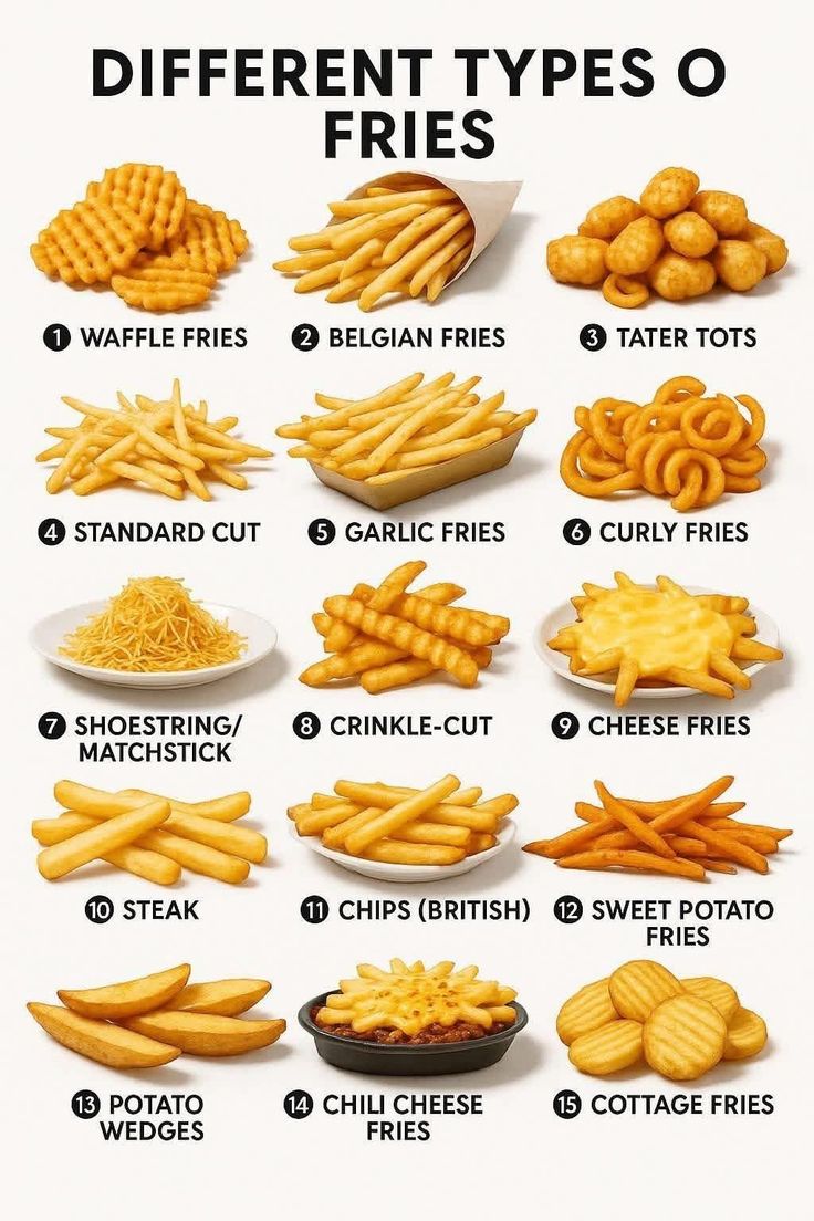Amazingeye6's tweet photo. Which one type of fries is your favorite? https://t.co/kDWty8BDYD
