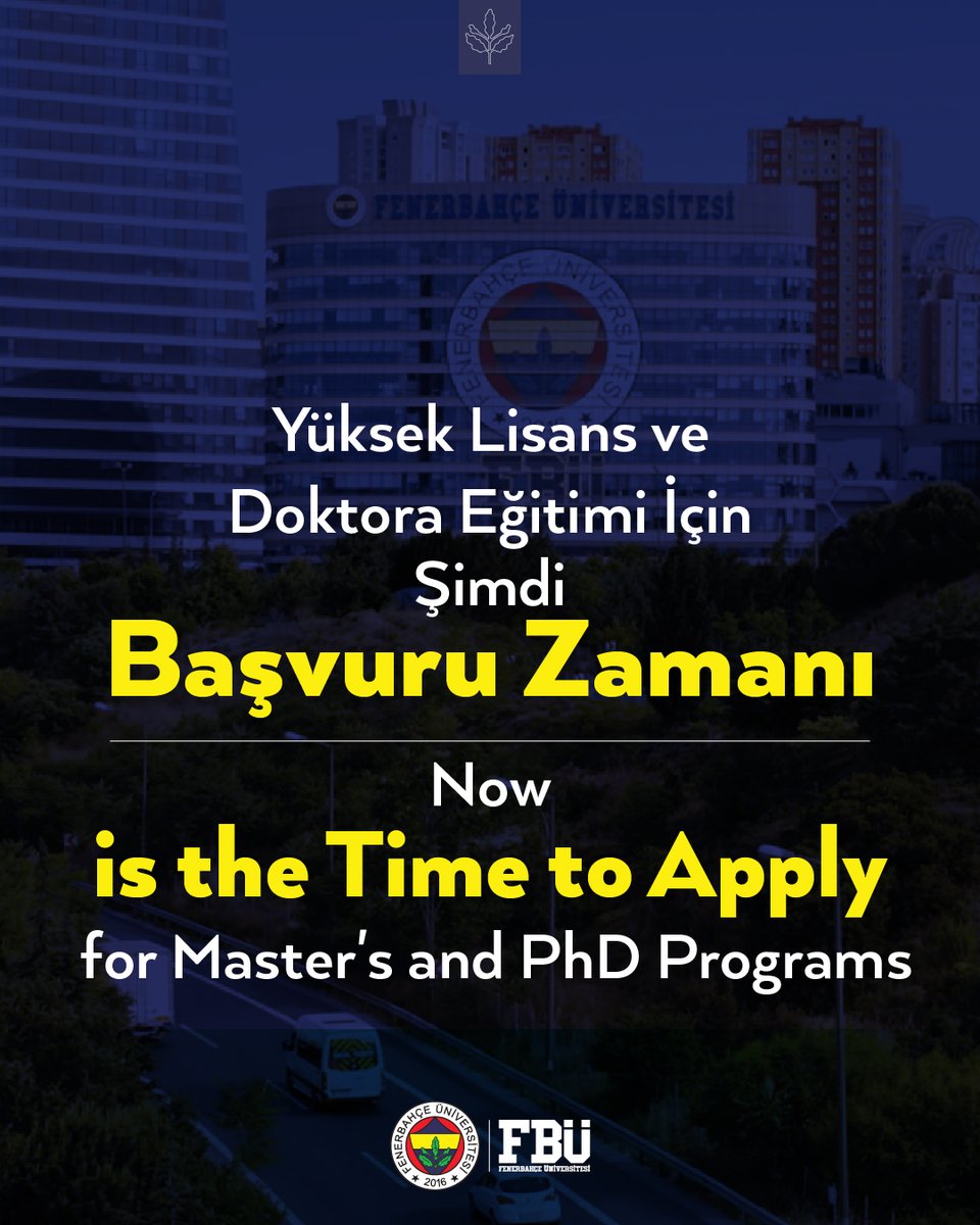 fbuniversitesi's tweet photo. Yüksek Lisans ve Doktora eğitimi için şimdi başvuru zamanı. Bilgi, araştırma ve başarı dolu bir geleceğe ilk adımınızı bugün atın.

-
Applications are now open for our Master's and PhD programs. Advance your academic career and unlock new opportunities.

#yükseklisans #doktora #fbü