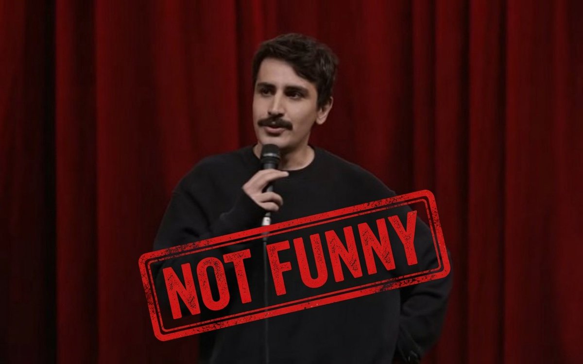 MOSSADil's tweet photo. Turkish comedian Deniz Göktaş has been jailed pending trial after making jokes about Erdoğan, the Quran, and jailed Istanbul Mayor Ekrem İmamoğlu.
His stand-up went viral with 9M+ views.
Turkey calls it “insulting.”
Everyone else calls it dictatorship. https://t.co/6zZHyN8RAh