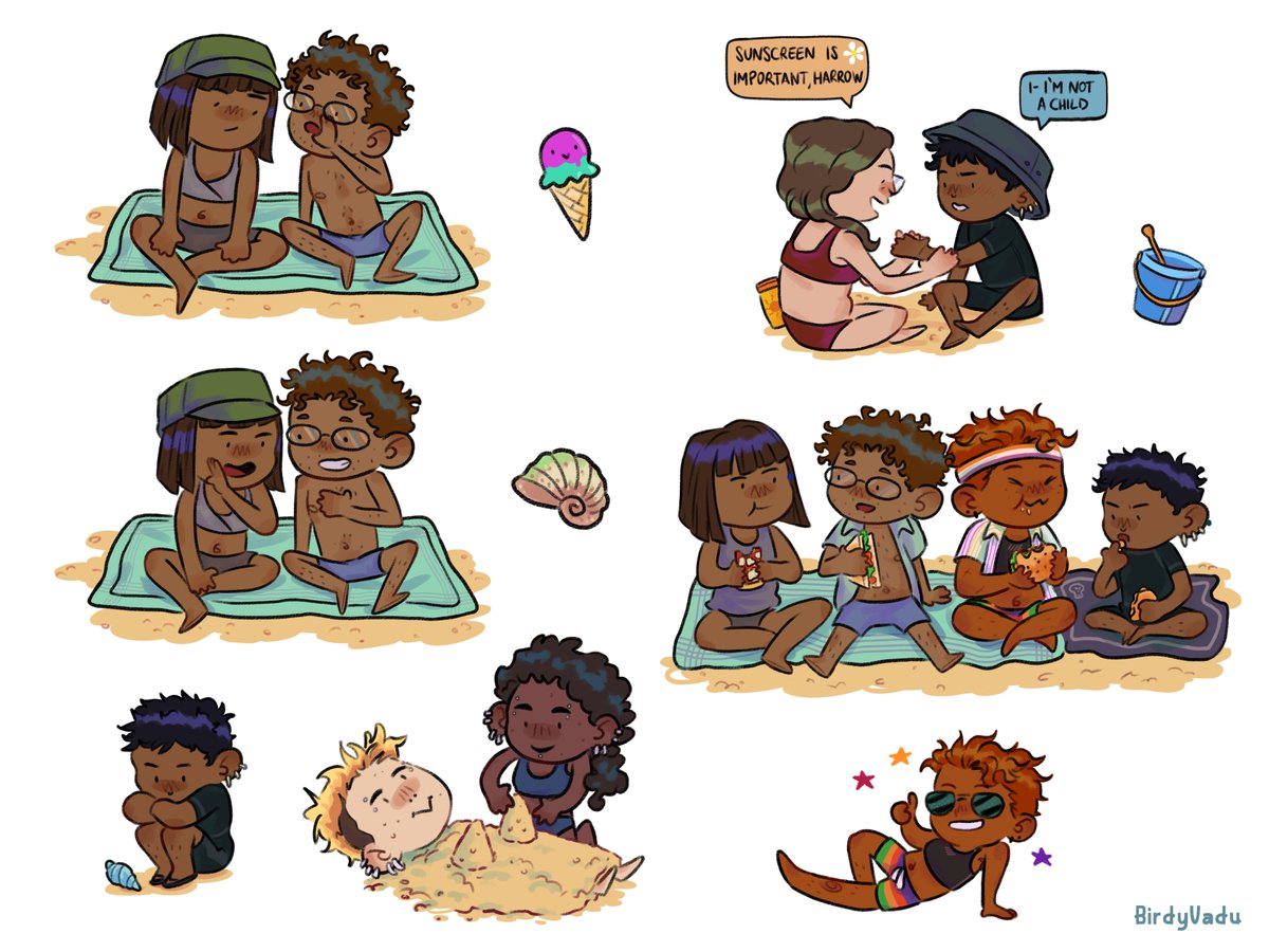 birdyvadu's tweet photo. Beach AU 2/2 🏖️
#thelockedtomb #gideontheninth https://t.co/gRXB7rPMYF