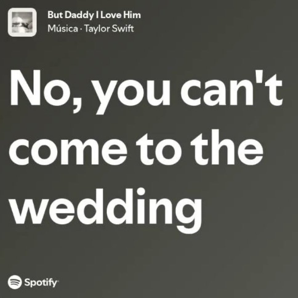 tuitadebra's tweet photo. taylor swift deixou claro que não iríamos no casamento dela https://t.co/zKG59bBkgg