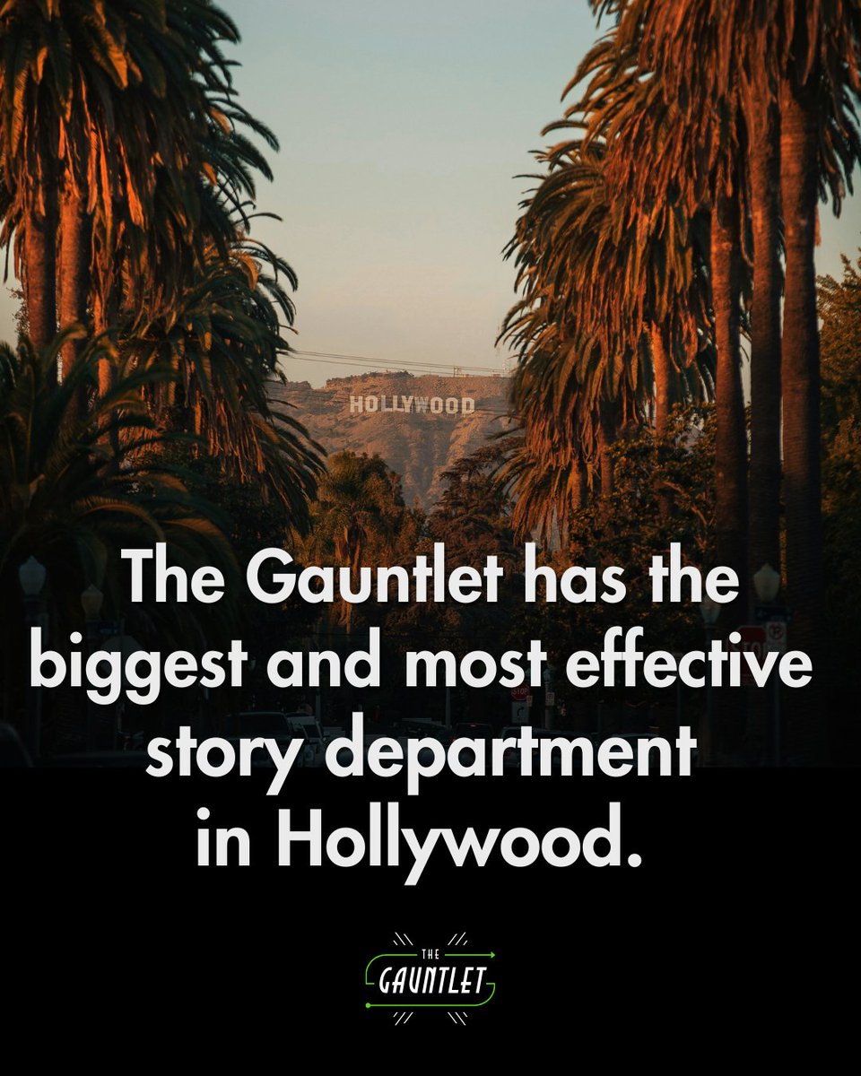 ScriptHop's tweet photo. We created a network of 50+ story analysts.

We source them, but they actually work for studios and companies like Sony Pictures, Amazon Studios, Netflix, Warner Bros., HBO, Lionsgate, Disney, and more.

You can run the GAUNTLET to find out where they agree on your script’s concept, story, characters, dialogue, structure, writing, and marketability.
