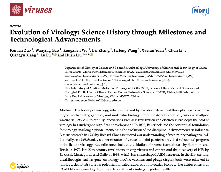 lavirologa's tweet photo. 🦠Evolution of #Virology: Science History through Milestones and Technological Advancements.
https://t.co/sjEbgaa2cV https://t.co/16z4QcKQE0