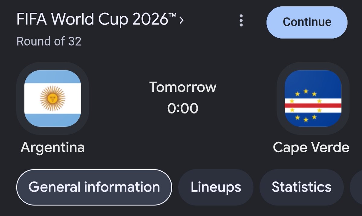 1000xgirl's tweet photo. Predict to win follow + RT

Argentina 🇦🇷 vs Cape Verde 🇨🇻

(I'm not giving false 5,000$
So i'm not giving money) https://t.co/Dneosv8y4Z