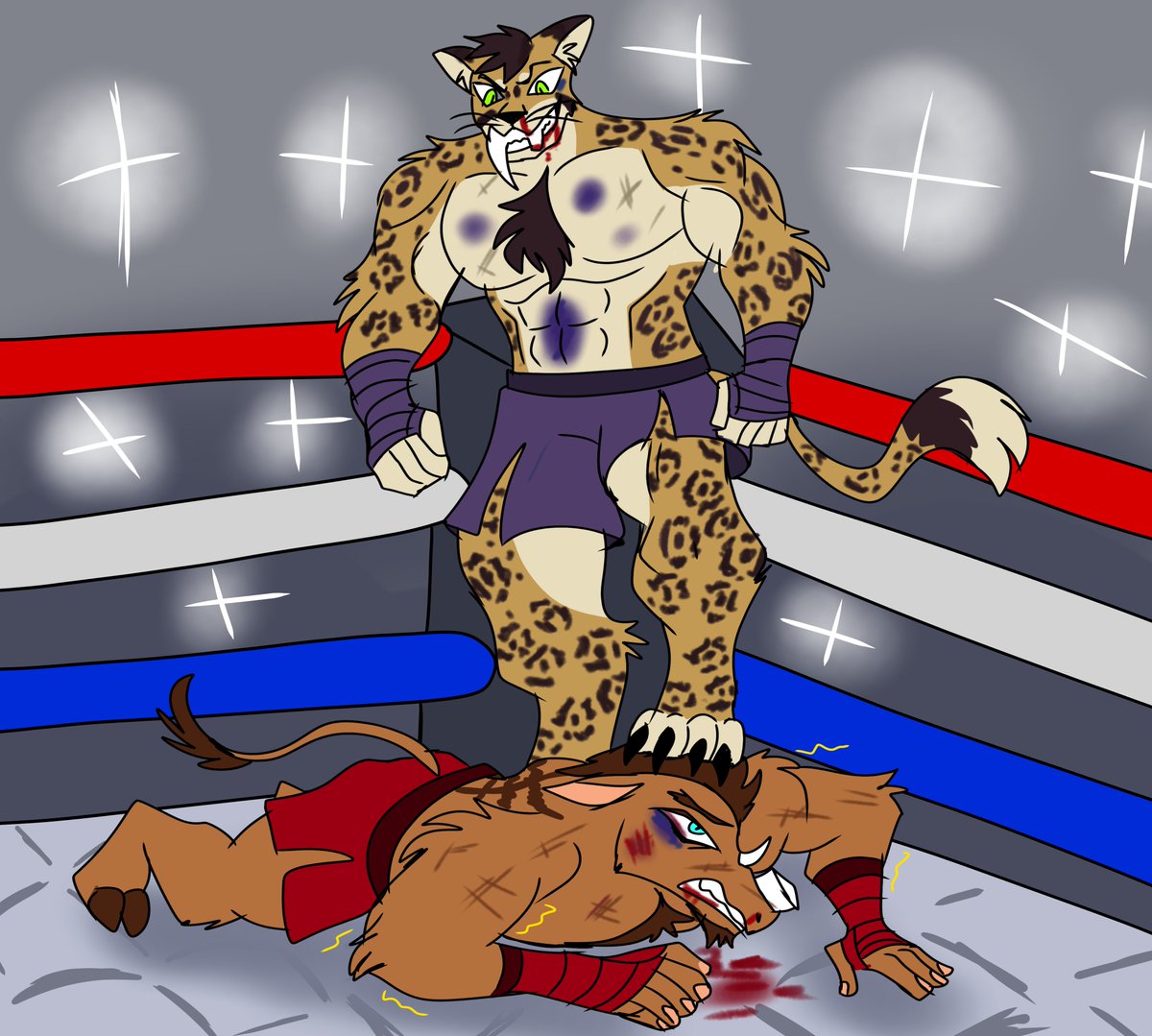 YahyaSobhi3077's tweet photo. Redesinged my old sabren tiger OC named Mohamid Lodon  #furry #furryart #oc #art #saberentiger #sabrentigerfurry #wrestling #MMA #kickboxing https://t.co/lrB4PVZ9FE