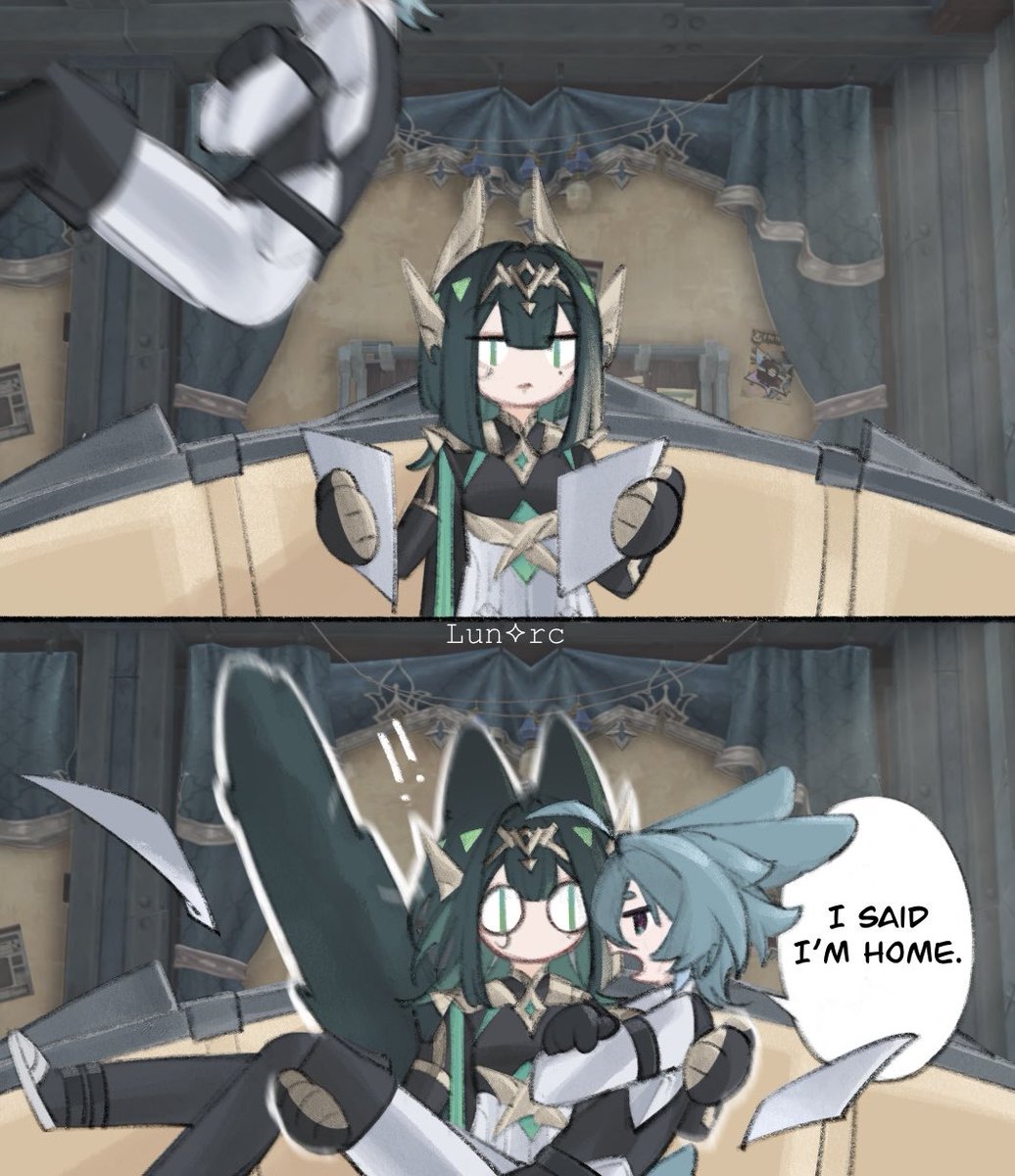 Lun4rc's tweet photo. #Lofer
Bunny pounce(?)
Also big sis Neffy alternate clothes is back wohoo!🥳 https://t.co/p9HregqwSw