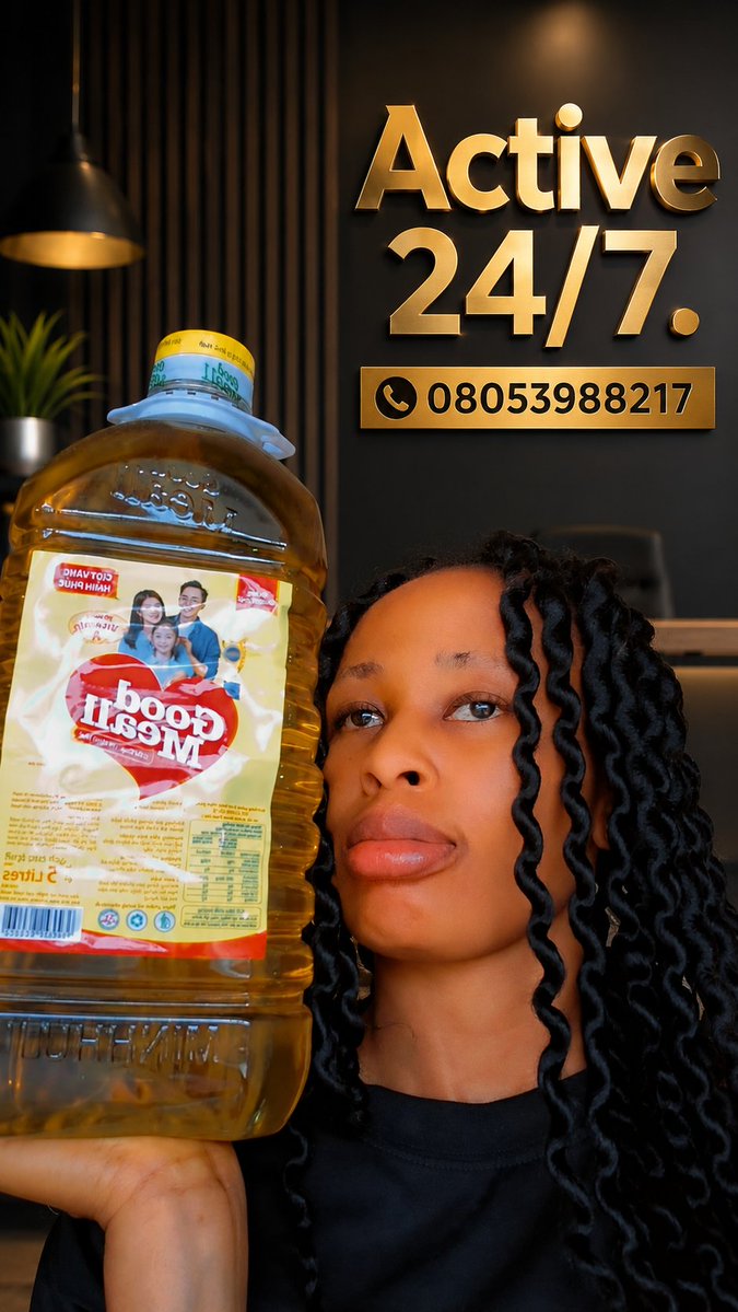 chumzylee33's tweet photo. Buy this special quality Goodmeal Groundnut Oil imported directly from Vietnam for ur mama, family or buy and share to people. 

5liter is #66000 per carton 

2liter is #45000 per carton 

Location: Ajah Lagos 

WHATSAPP: 08053988217. https://t.co/iAPW0XIx8o