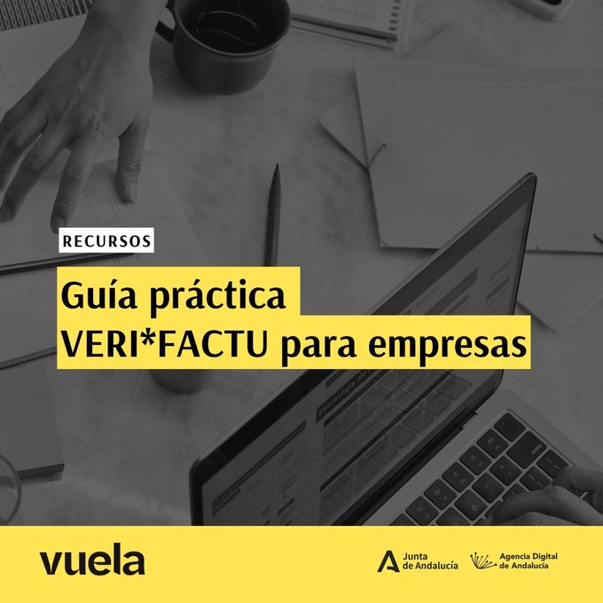 cadesevilla's tweet photo. 🗒️La adaptación a #Verifactu ya está en marcha, conoce los nuevos requisitos de facturación, cumple con la Ley Antifraude y aplica los cambios paso a paso con la herramienta gratuita de la AEAT.

📥 Descarga la guía práctica de @AndaluciaVuela   🖱️https://t.co/R7gcWAev6j https://t.co/JjBmEQ9Cti