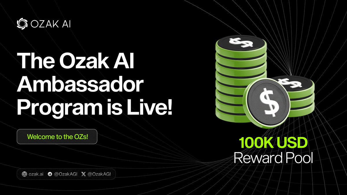 OzakAGI's tweet photo. Reminder for our OZs, check your inbox 📩

If you applied to the Ozak AI Ambassador Program and made the cut, your email is sitting in your inbox right now.

We have noticed some of you have not opened it yet, and we do not want you to miss your spot. Inside you will find your personal referral code, your details, and your invite to the private OZ Telegram group 👀

That group is where everything happens from here: updates, content assets, and direct access to the team. Things are already moving, so the sooner you are in, the better 💪

Missed our first announcement? Do not worry, just check your email now and see if a welcome is waiting for you 📬

Check your inbox, join the group, and introduce yourself 🙌