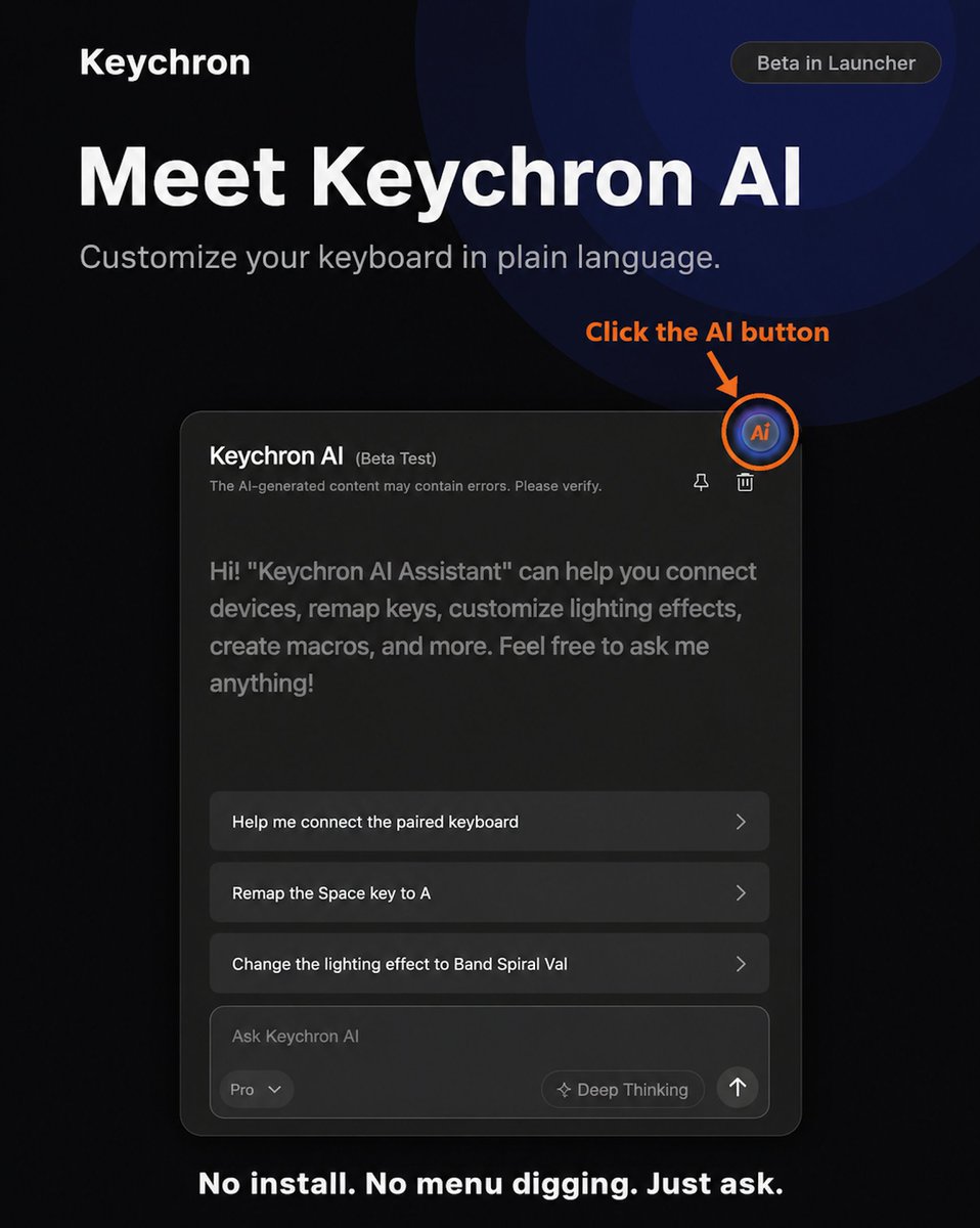 Keychron tweet media
