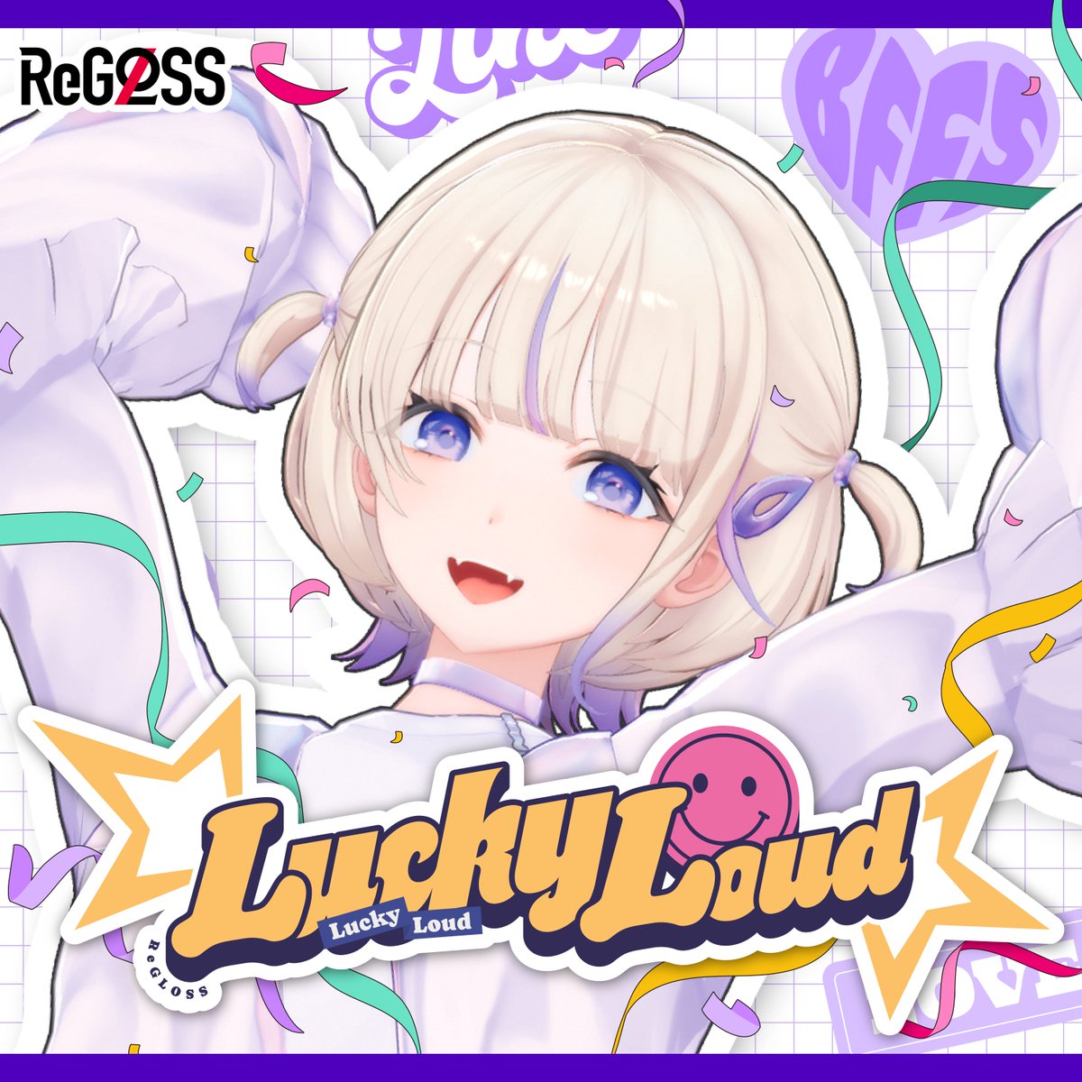 hololiveRECORDS's tweet photo. 🎧NEW RELEASE!!🎧 

#ReGLOSS によるNew Single『Lucky Loud SOLO ver.』がリリース🎉

Lucky Loud (音乃瀬奏 SOLO ver.)
🎵 https://t.co/UGln5ITGUC

Lucky Loud (一条莉々華 SOLO ver.)
🎵 https://t.co/QNH4Wo6L2y

Lucky Loud (儒烏風亭らでん SOLO ver.)
🎵 https://t.co/KPvmv3oxR2

Lucky Loud (轟はじめ SOLO ver.)
🎵 https://t.co/ouFsL4bssJ

#hololiveDEV_IS