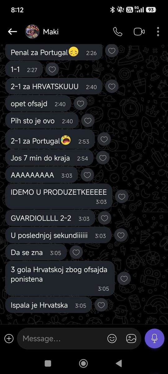 __The_Zone_'s tweet photo. Dogovorim se sa sestrićem da mi piše izvještaje tokom utakmice, ako se ne probudim, za BIH i HVR. 
Nakon čitanja jutros, kao da sam je gledala💙 https://t.co/hiURm1LQX7
