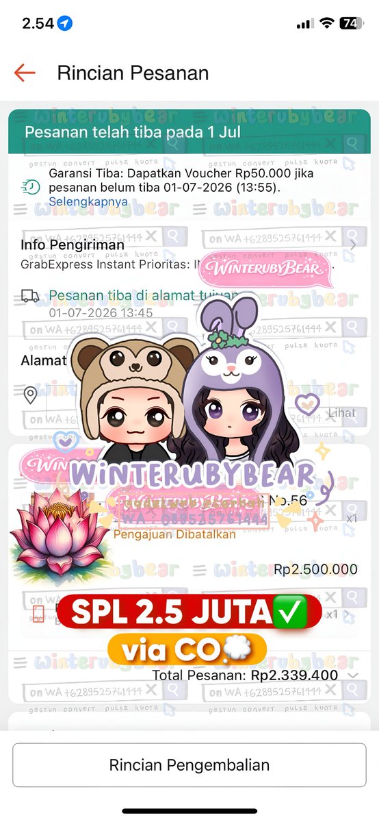 wrbears's tweet photo. ➜ 𝑱𝒖𝒍𝒊 𝟐𝟎𝟐𝟔 ₊˚⊹♡ (𝑭𝒓𝒆𝒔𝒉)

⤷ ˎˊ˗ 𝐒𝐏𝐋 𝐂🅾️ ⌞ ⌝
𝘱𝘢𝘭𝘪𝘯𝘨 𝘨𝘢𝘮𝘱𝘢𝘯𝘨 𝘵𝘦𝘮𝘣𝘶𝘴 &amp; 𝘮𝘶𝘳𝘢𝘩 𝘵𝘪𝘮𝘣𝘢𝘯𝘨 𝘮𝘦𝘵𝘩𝘰𝘥 𝘭𝘢𝘪𝘯

✅  𝟑.𝟓 𝐉𝐔𝐓𝐀
✅  𝟐.𝟓 𝐉𝐔𝐓𝐀
✅  𝟑.𝟑 𝐉𝐔𝐓𝐀
✅  𝟐.𝟐 𝐉𝐔𝐓𝐀

── .✦ #testibigwrb #testiwrb https://t.co/mFTRqqqFyj
