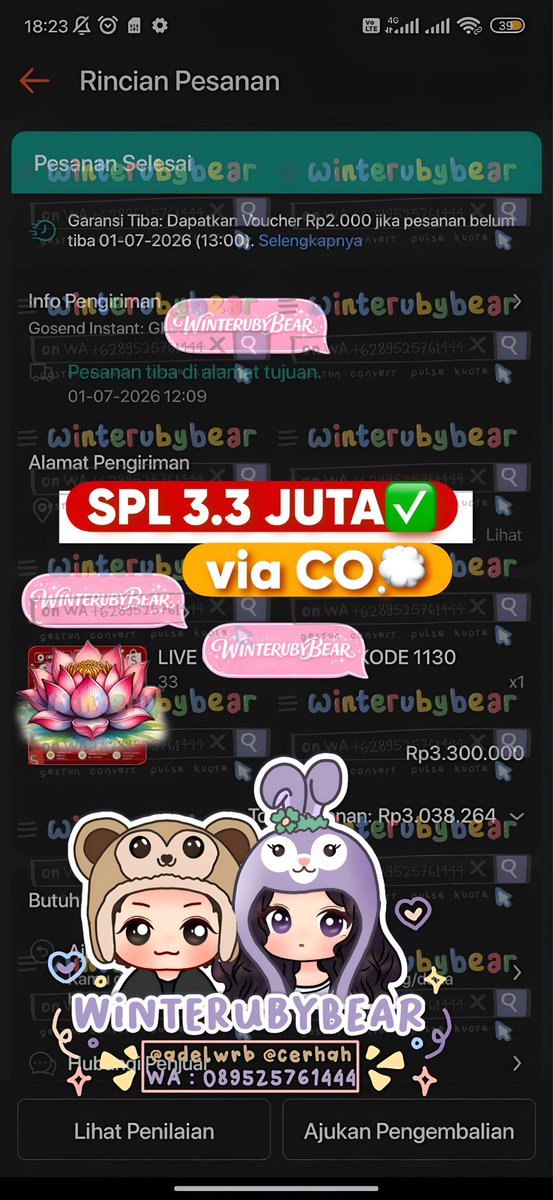 wrbears's tweet photo. ➜ 𝑱𝒖𝒍𝒊 𝟐𝟎𝟐𝟔 ₊˚⊹♡ (𝑭𝒓𝒆𝒔𝒉)

⤷ ˎˊ˗ 𝐒𝐏𝐋 𝐂🅾️ ⌞ ⌝
𝘱𝘢𝘭𝘪𝘯𝘨 𝘨𝘢𝘮𝘱𝘢𝘯𝘨 𝘵𝘦𝘮𝘣𝘶𝘴 &amp; 𝘮𝘶𝘳𝘢𝘩 𝘵𝘪𝘮𝘣𝘢𝘯𝘨 𝘮𝘦𝘵𝘩𝘰𝘥 𝘭𝘢𝘪𝘯

✅  𝟑.𝟓 𝐉𝐔𝐓𝐀
✅  𝟐.𝟓 𝐉𝐔𝐓𝐀
✅  𝟑.𝟑 𝐉𝐔𝐓𝐀
✅  𝟐.𝟐 𝐉𝐔𝐓𝐀

── .✦ #testibigwrb #testiwrb https://t.co/mFTRqqqFyj