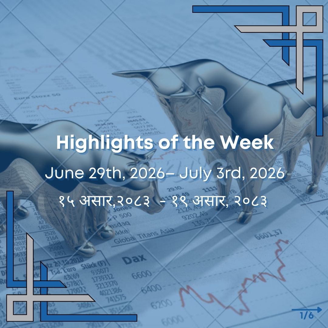 MallaStock11's tweet photo. NEPSE Weekly Highlights                                    
&amp;               
Major News Headlines of the Week!               
(For the week of June 29th, 2026– July 3rd, 2026)                                              

#MallaStock11 #NEPSE https://t.co/la31UW2bZZ