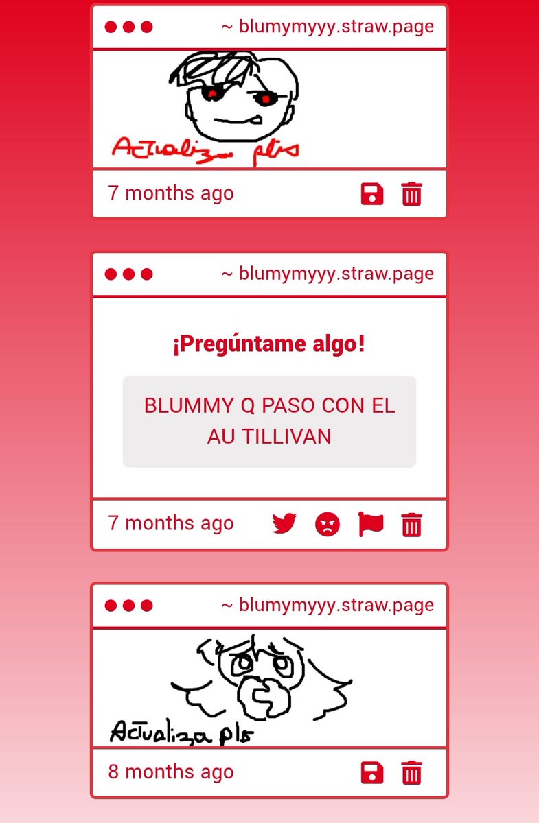 blumyrata's tweet photo. Q será d estas personas q me dicen q actualice desde EL AÑO PASADO AKDKAK https://t.co/e9hE8Dt82m