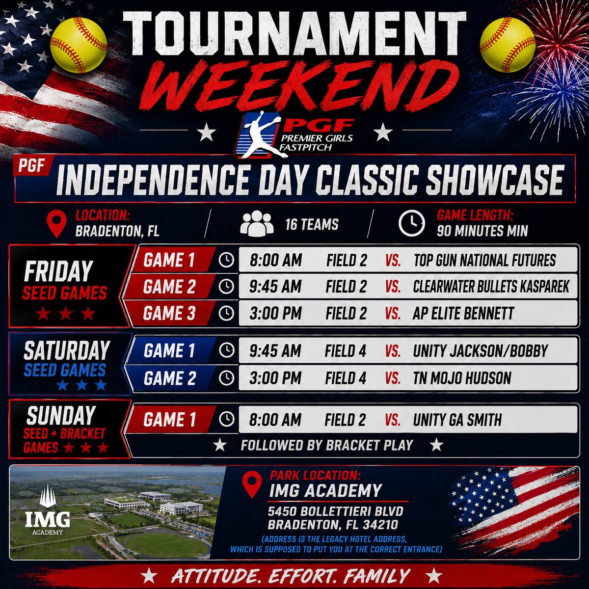 FLImpact2030's tweet photo. PGF Independence Day Classic Showcase today. Stop by if you’re at the fields and see us. @SaintLeoSB  @CoachKarlaUSF @saintleocoach @PGFnetwork @JasonGusaeff @IMGAcademy https://t.co/FM3axwuPYo