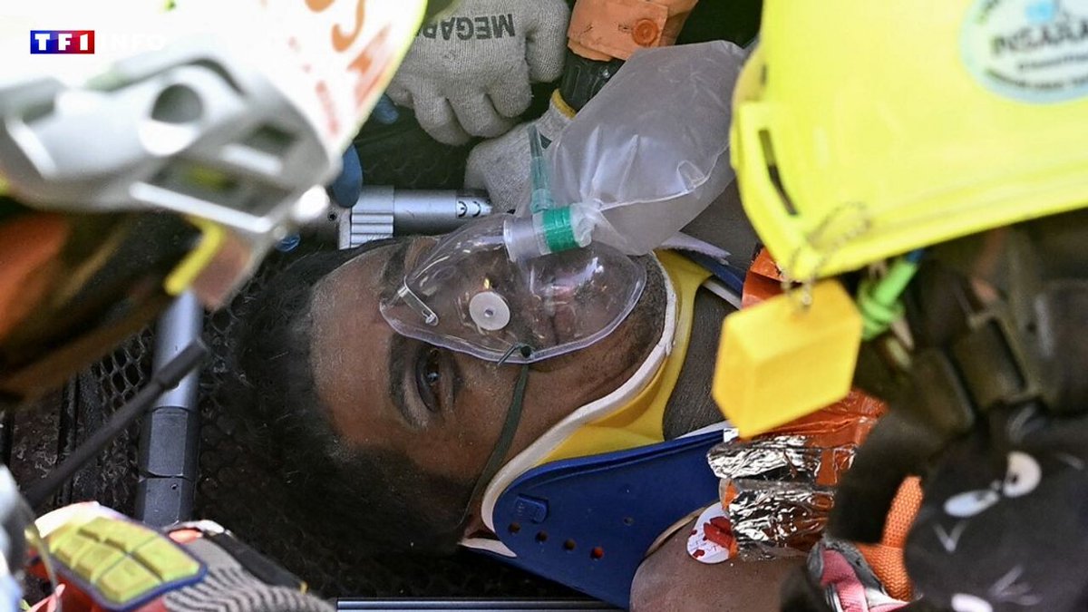 TF1Info's tweet photo. "Hernan est sain et sauf" : un survivant extrait des décombres huit jours après les séismes au Venezuela
➡️ https://t.co/5RWEshrI96 https://t.co/67P2rPHzPH