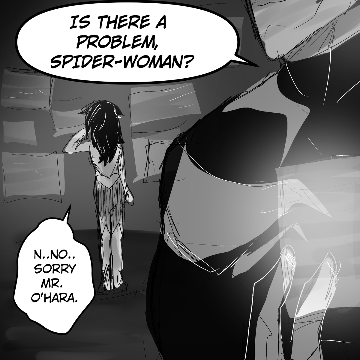 sehersu2099's tweet photo. "Not in this universe"
Spiderverse selfship art 
#miguelohara #spiderman #spiderman2099 #fanart #selfship #yumeship #digitalart #manga #comic https://t.co/oOSxnTGWTD
