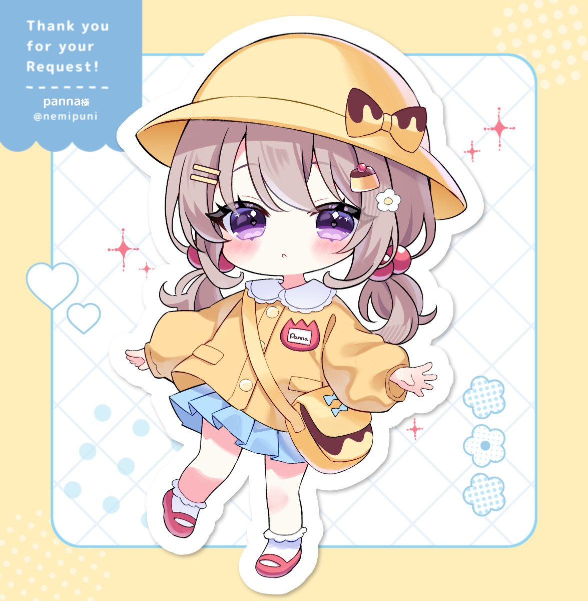 nemipuni's tweet photo. Commission♡📛🍮
#Skeb https://t.co/iQOqzt90yN