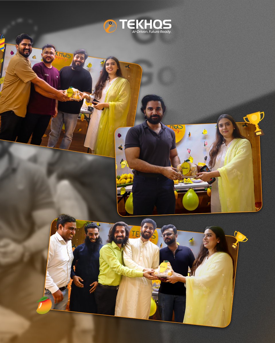 TekHeadquarters's tweet photo. A fun-filled day made sweeter with laughter, team spirit, and the king of fruits! 🥭
Mango Day at TEKHQS brought everyone together to celebrate the season with fresh flavors, good vibes, and golden moments worth remembering.
#MangoDay #TEKHQS #TeamCulture #FunAtWork https://t.co/JEkyCbH1bz