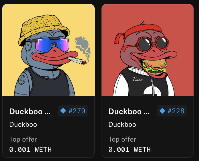 rawpunks's tweet photo. 🎁 GIVEAWAY TIME! 🎁

Today we're giving away 2 DuckBoo NFTs! 🦆🔥

Entering is simple:

✅ Follow @rawpunks
❤️ Like this post
🔄 Repost
👥 Tag 3 friends in the comments
Good luck, everyone! 🫡
RAW = Real Always Wins.
#Giveaway #DuckBoo #RawPunks #NFTGiveaway #EthereumNFT #NFTCommunity #PunksOnETH #OpenSea #ETH #Web3