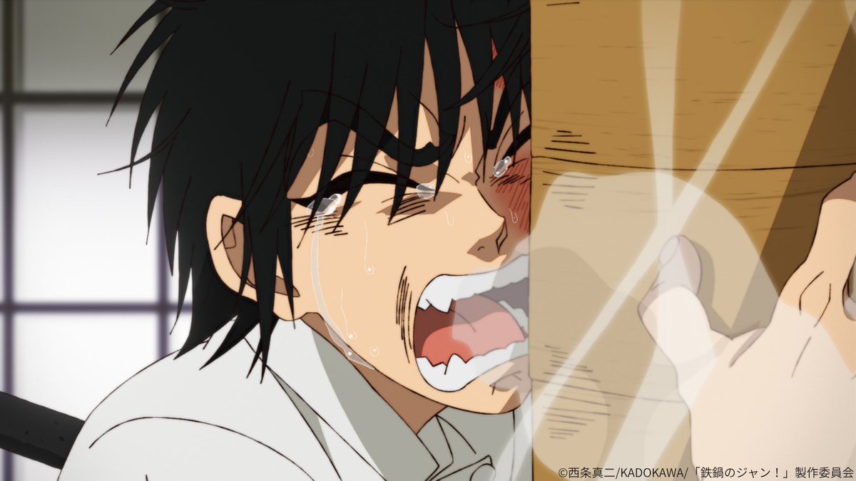 tetsujan1995's tweet photo. TVアニメ『鉄鍋のジャン！』
7/12（日）17:30からの放送は…

🥘₊₊₊₊₊₊₊₊₊₊₊₊

神の舌を持つが金で意図的に評価する料理評論家大谷日堂が五番町飯店に来店。総料理長の弥一が倒れ、ジャンとキリコが料理を出すことに。「さぁ、食えよ。そして当ててみろ。」果たして大谷に出した料理とは―――！？
　　　　　　　　　　　　　　　　　　　　　　　　　₊₊₊₊₊₊₊₊₊₊₊₊🥘

毎週日曜 夕方5時30分～ テレ東系列6局ネットにて放送中！
ほか各配信プラットフォームにて配信開始！
https://t.co/zj29MbmL9o

#鉄鍋のジャン